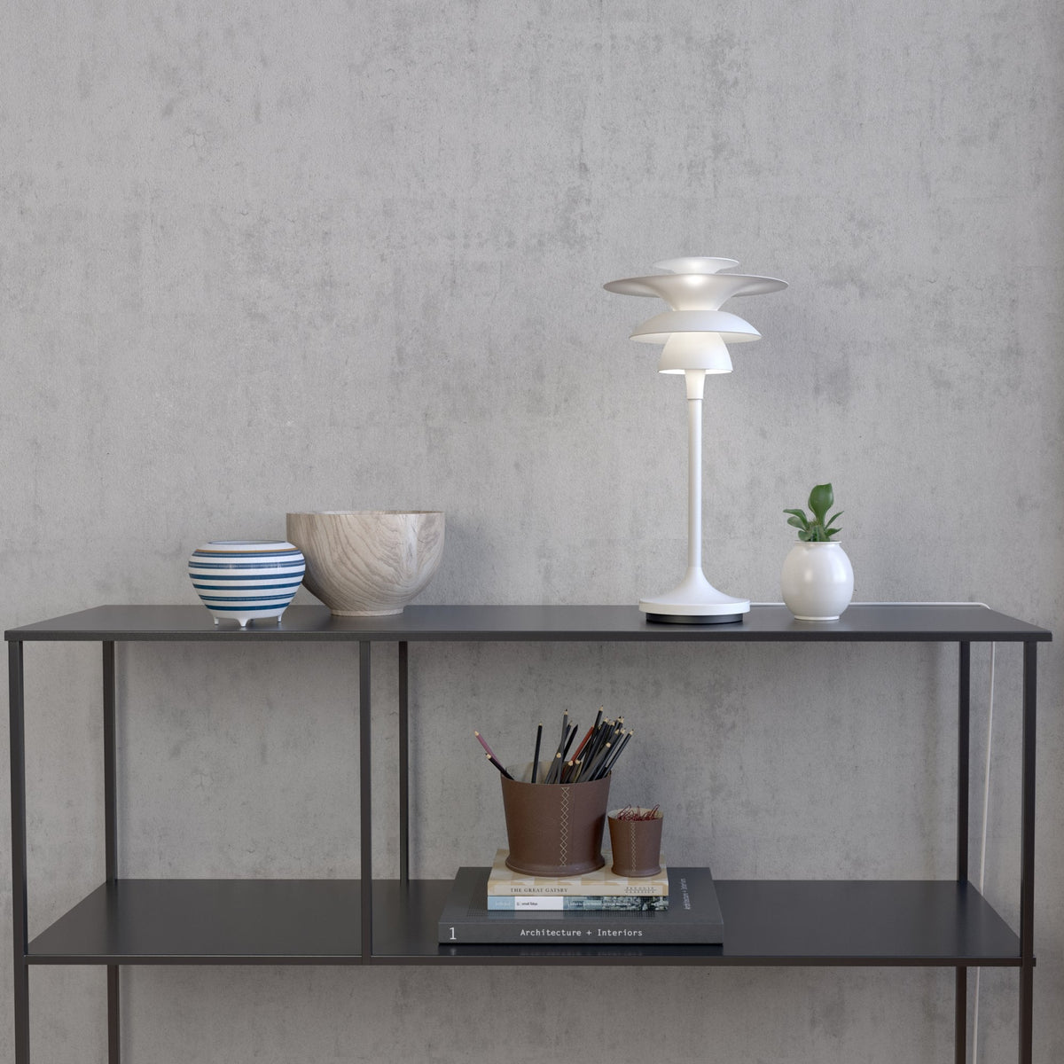 Picasso 347 Table Lamp in White