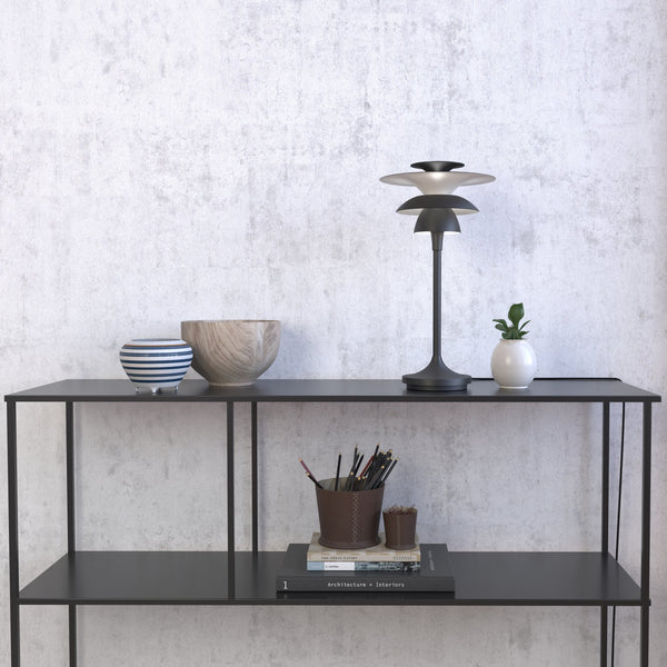 Picasso 347 Table Lamp in Oxide Grey