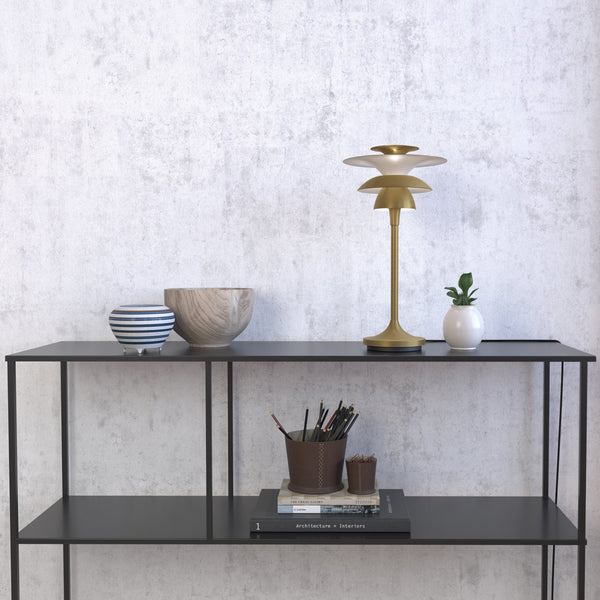 Picasso 347 Table Lamp in Antique Brass