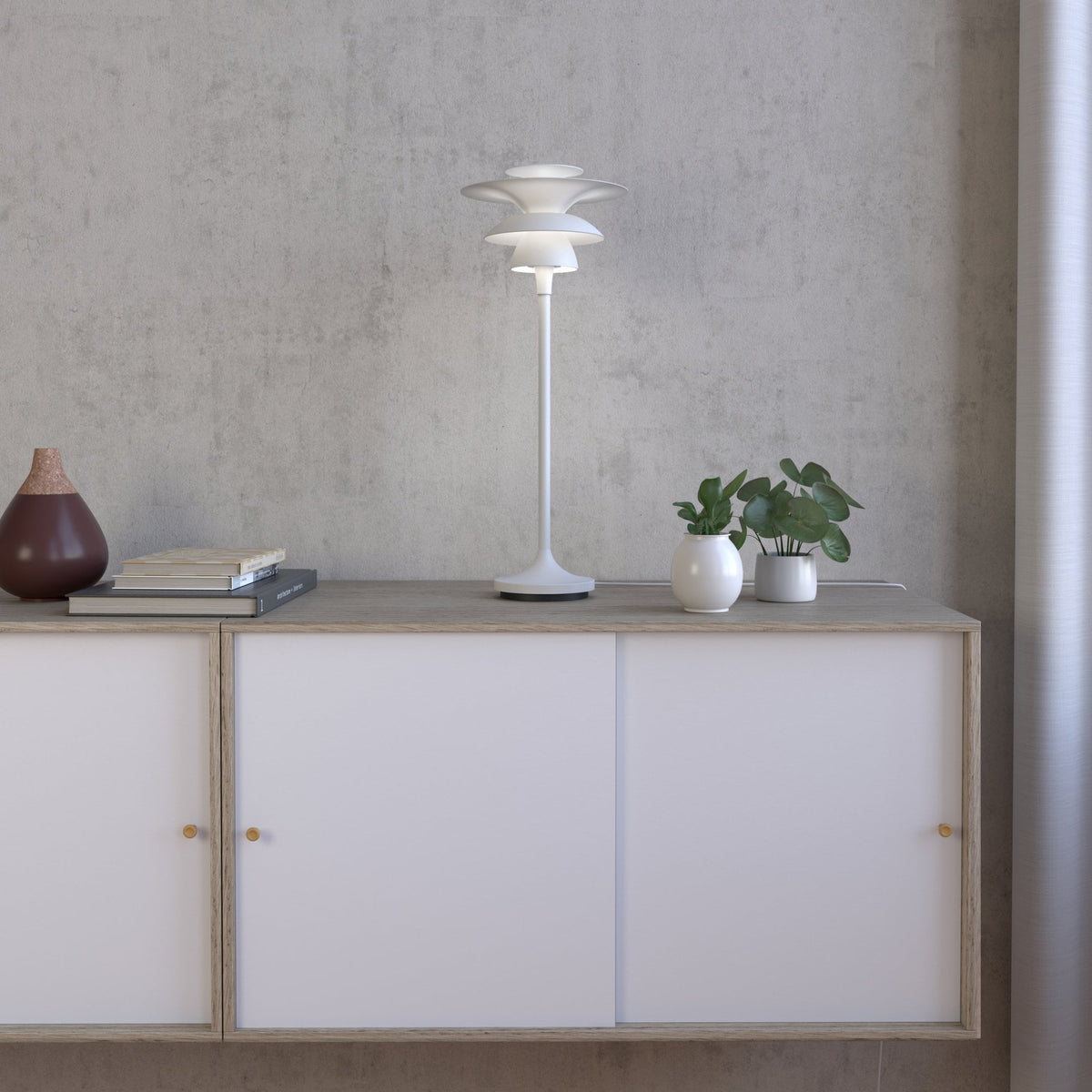 Picasso 457 Table Lamp in White