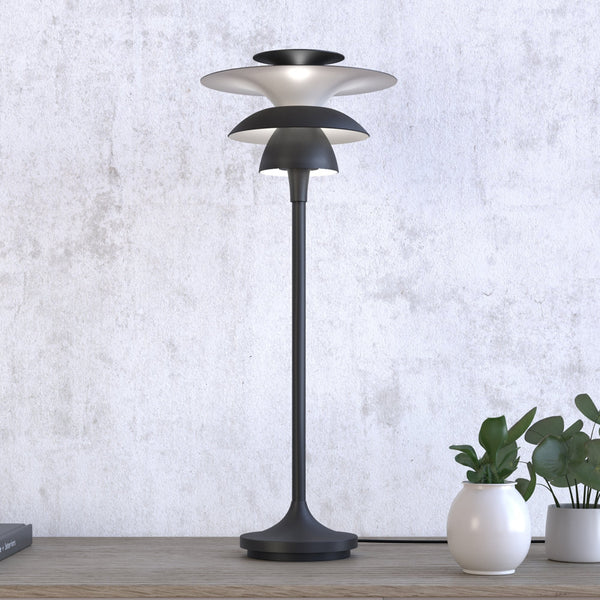 Picasso 457 Table Lamp in Oxide Grey
