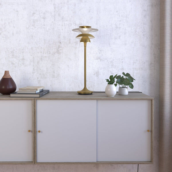 Picasso 457 Table Lamp in Antique Brass