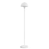 Vienda Floor Lamp In White With Opal Glass Shade