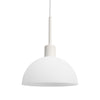 Vienda Single Pendant In White With Opal Glass Shade