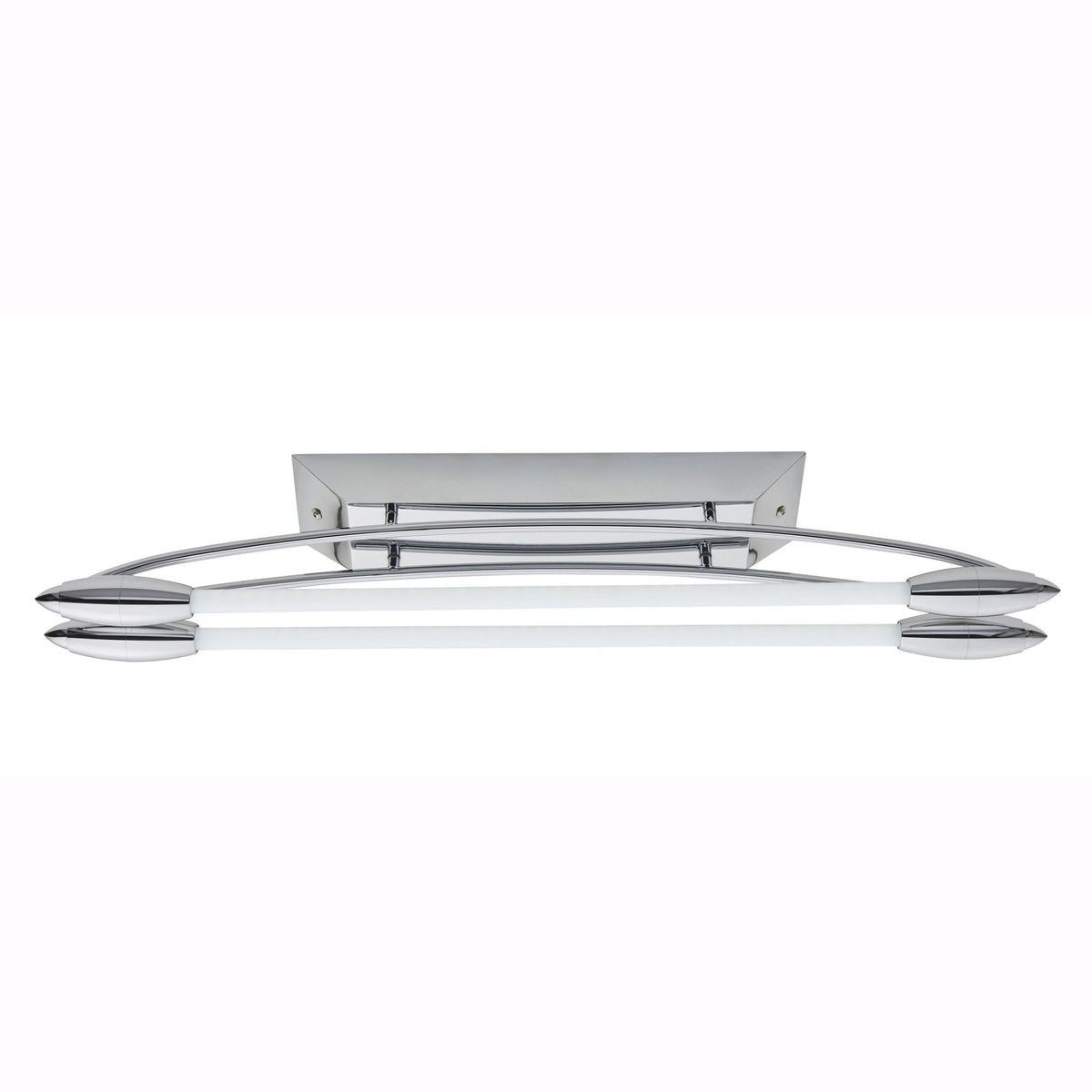 Harper LED Small Flush Ceiling Light in Chrome