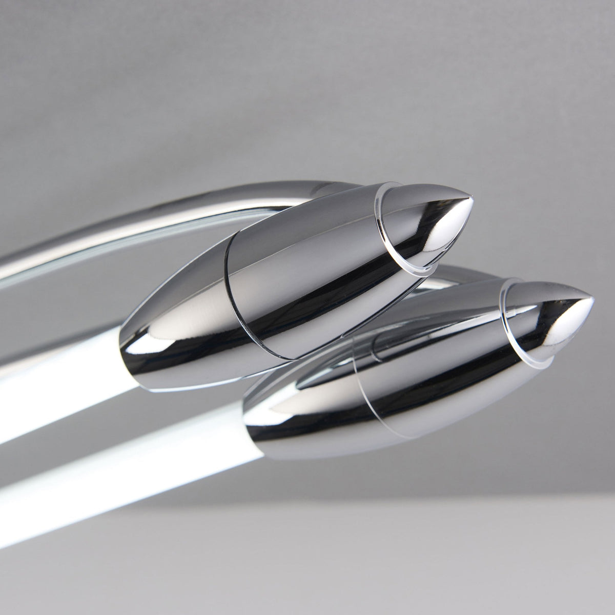 Harper LED Small Flush Ceiling Light in Chrome