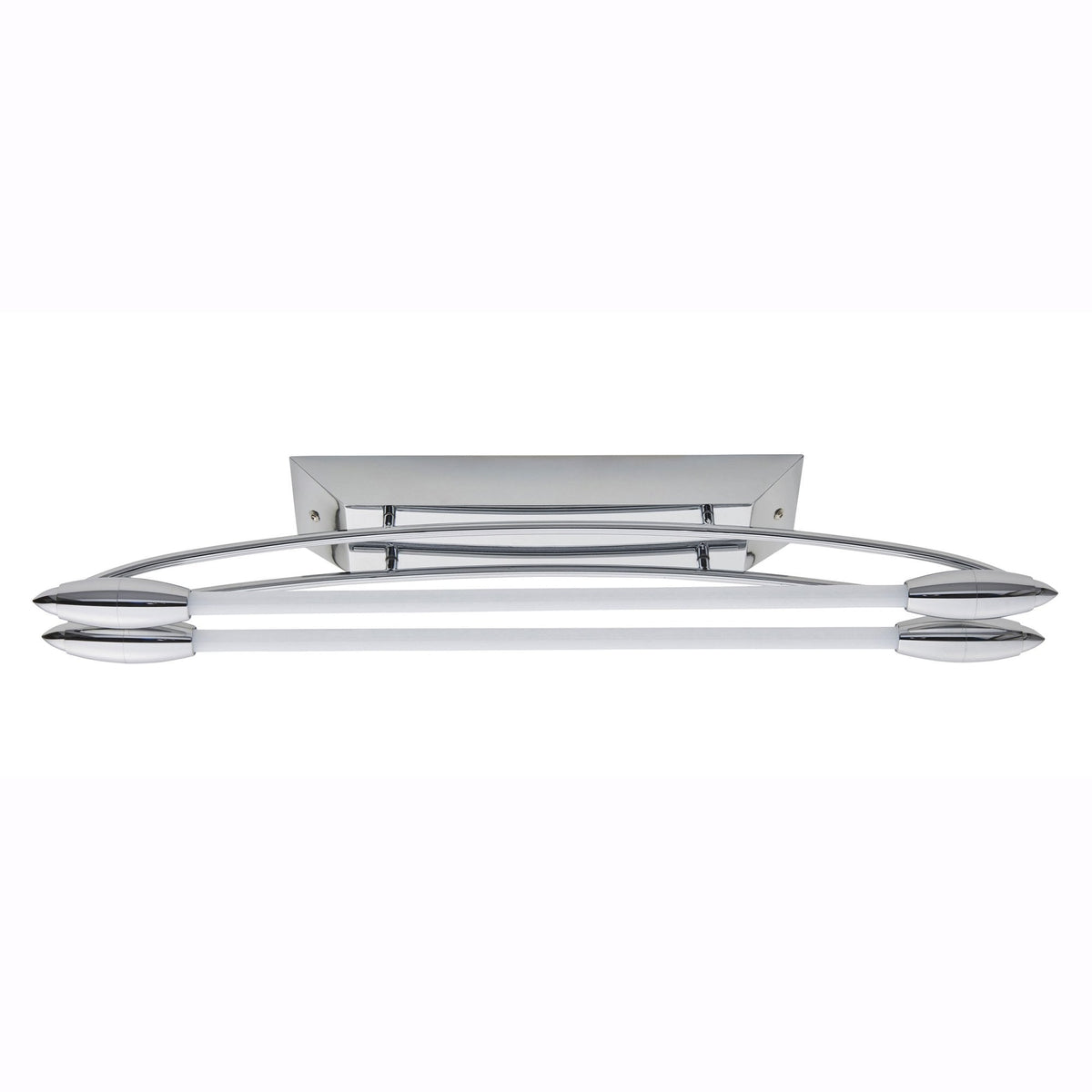 Harper LED Small Flush Ceiling Light in Chrome