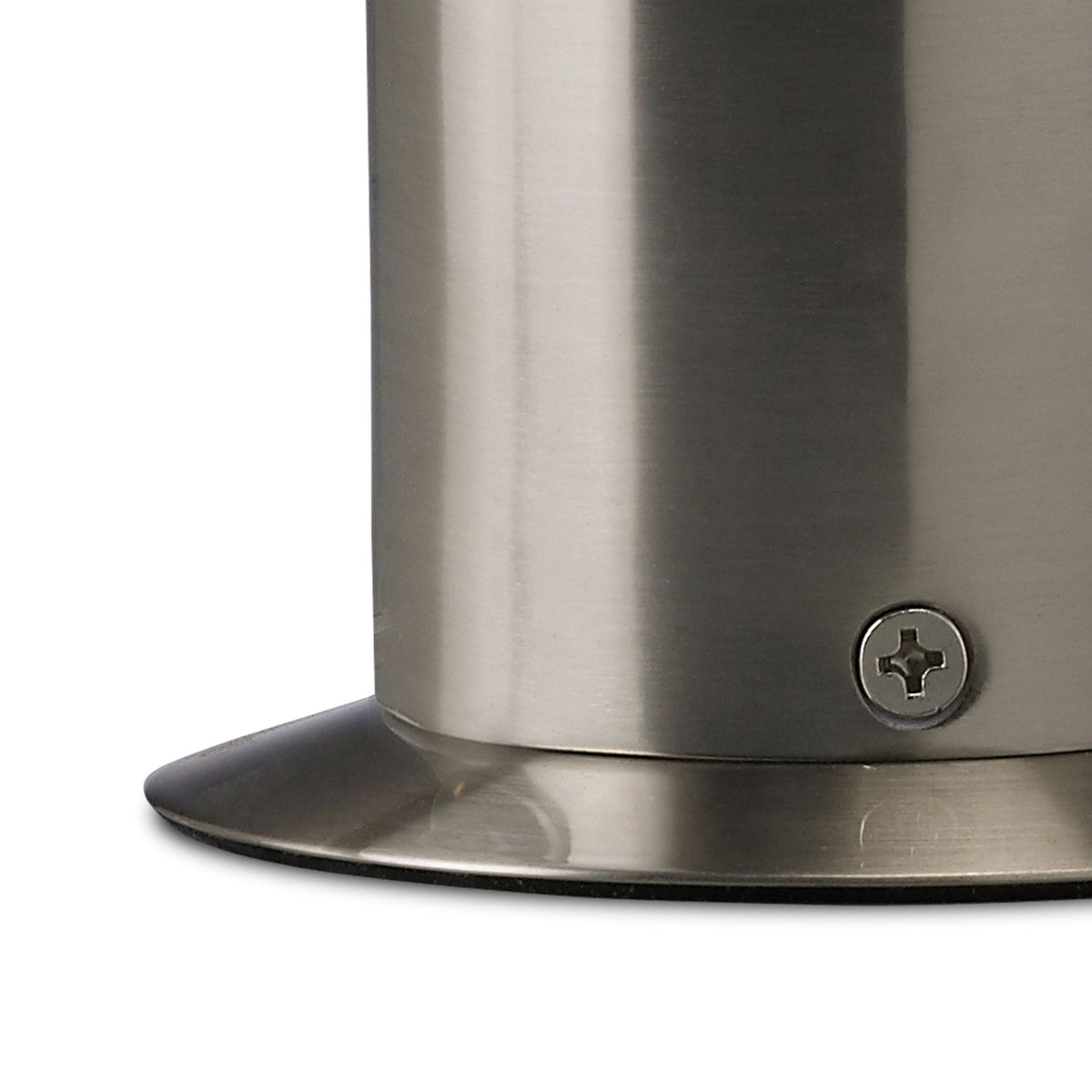 Indio Uplighter Table Lamp in a Satin Nickel Finish