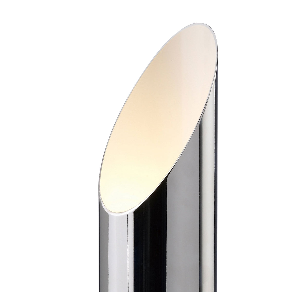 Indio Uplighter Table Lamp in a Polished Chrome Finish