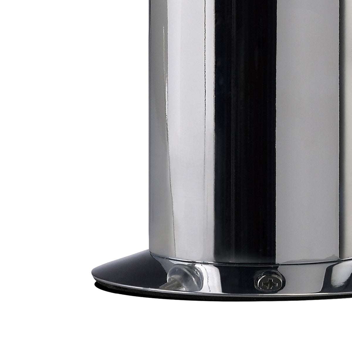 Indio Uplighter Table Lamp in a Polished Chrome Finish
