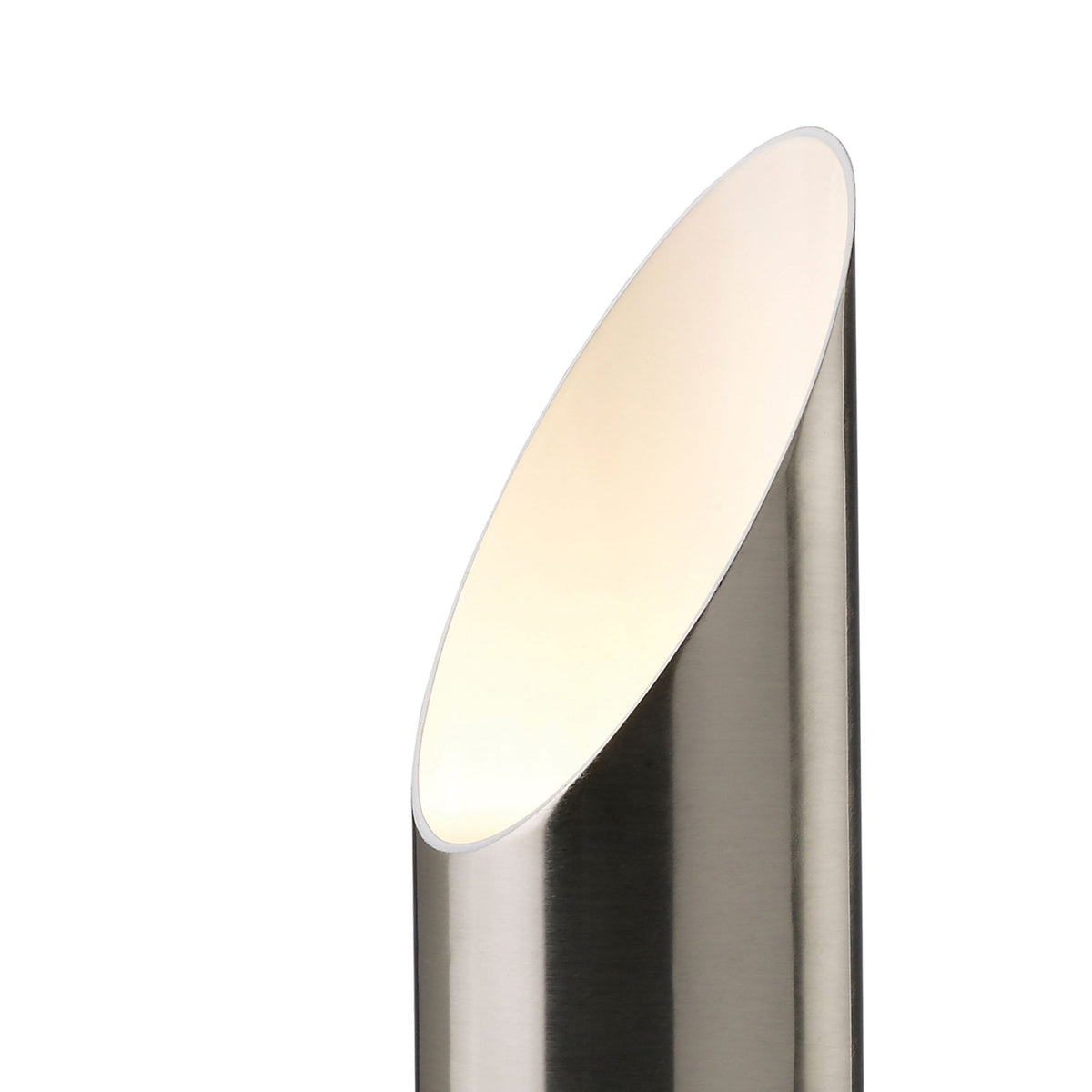 Indio Uplighter Table Lamp in a Satin Nickel Finish