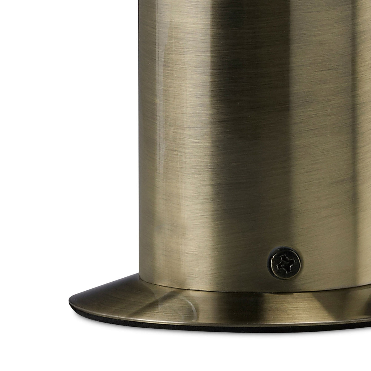 Indio Uplighter Table Lamp in an Antique Brass Finish