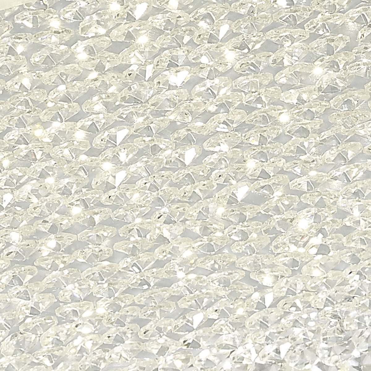 Gina Crystal 21W LED Ceiling Light in a Chrome and Mirrored Finish