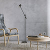Tyson Tilt Floor Lamp in Black