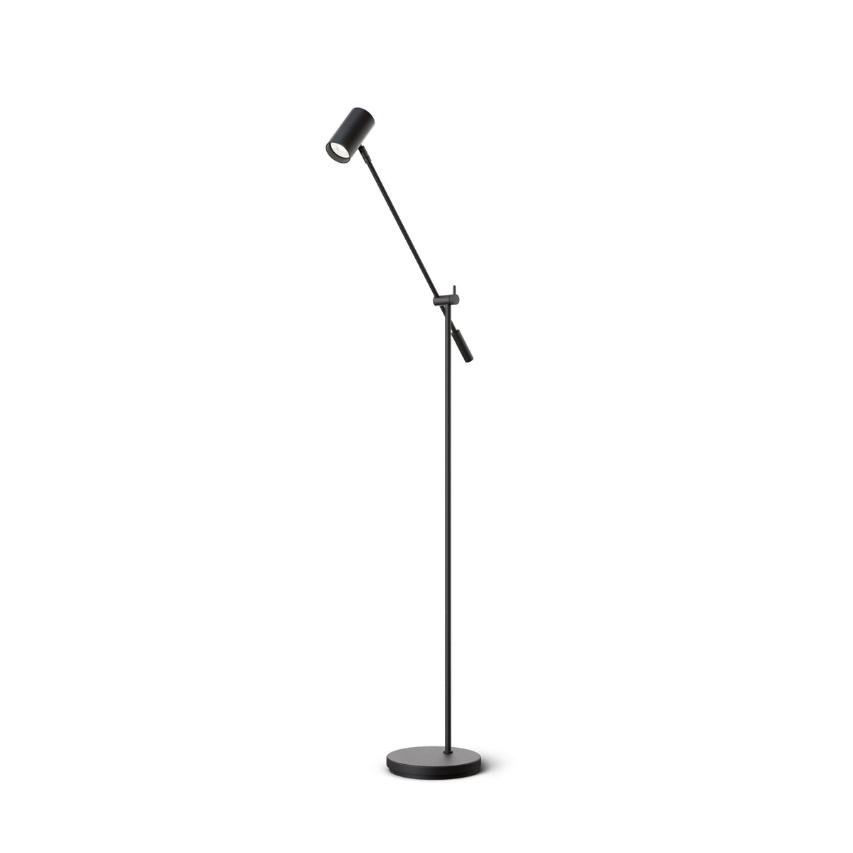 Tyson Tilt Floor Lamp in Black
