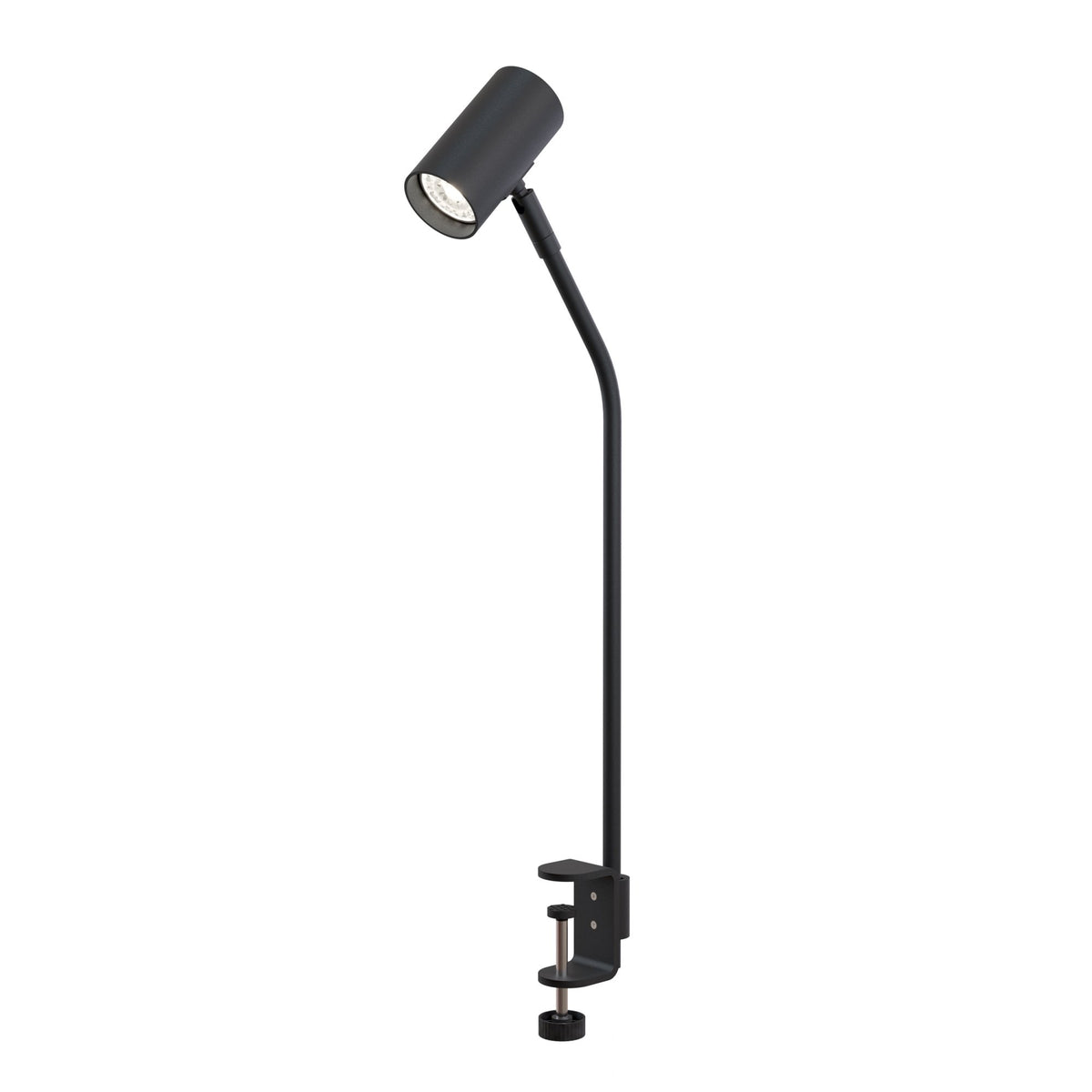 Tyson Table Top Clamp-On Lamp in Black