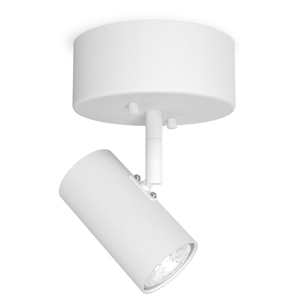 Tyson Single Adjustable Spot Light in White