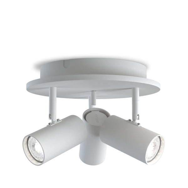 Tyson Triple Adjustable Spot Light in White