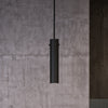 Tyson Single Pendant in Black