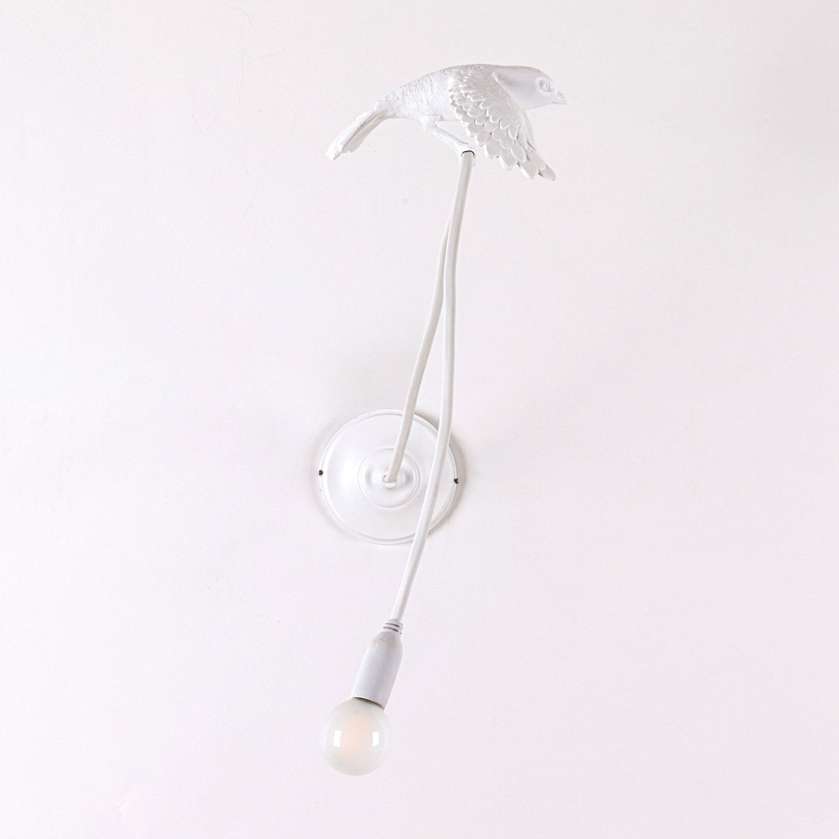 Sparrow Wall Light in White - Taking Off Edition