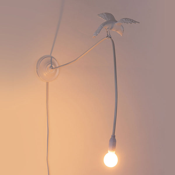 Sparrow Wall Light in White - Cruising Edition