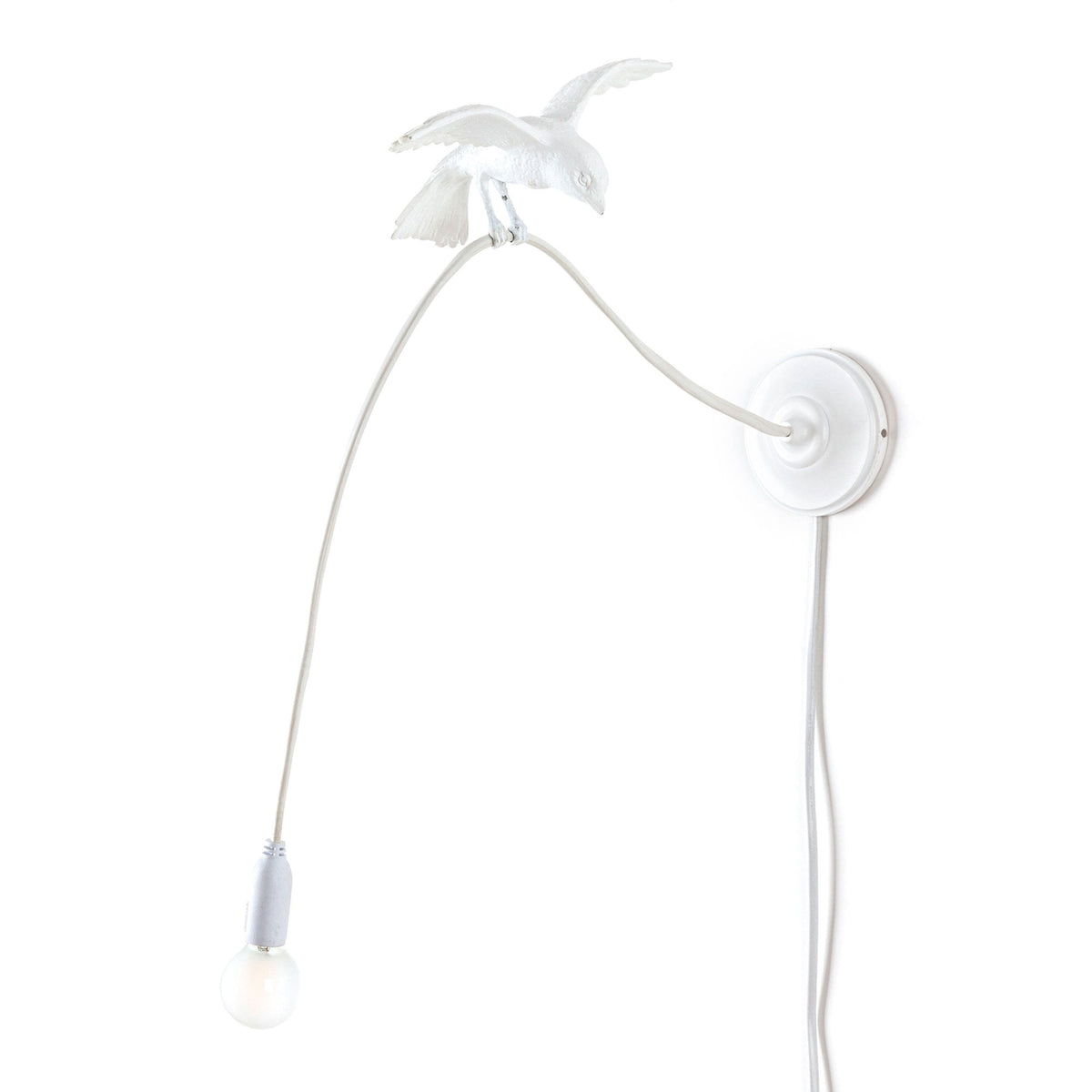 Sparrow Wall Light in White - Cruising Edition
