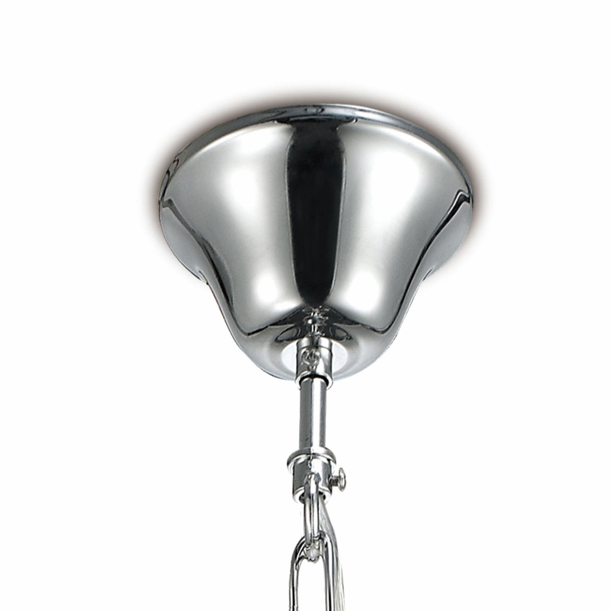 Payton Pendant Light in Polished Chrome with Clear Glass Panels