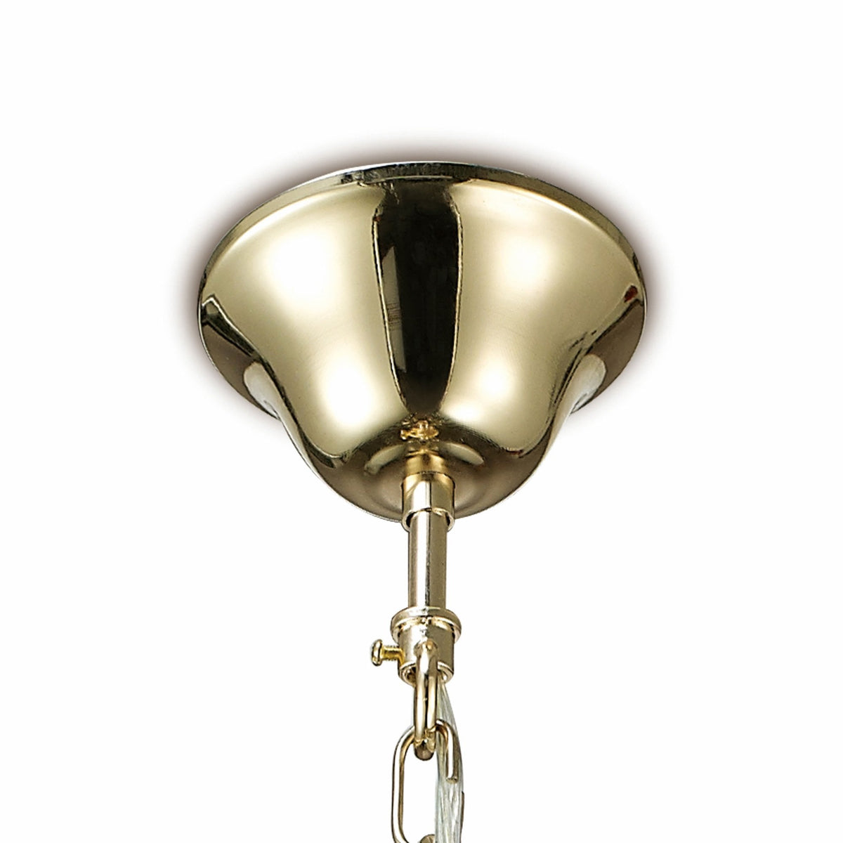 Payton Pendant Light in French Gold with Clear Glass Panels