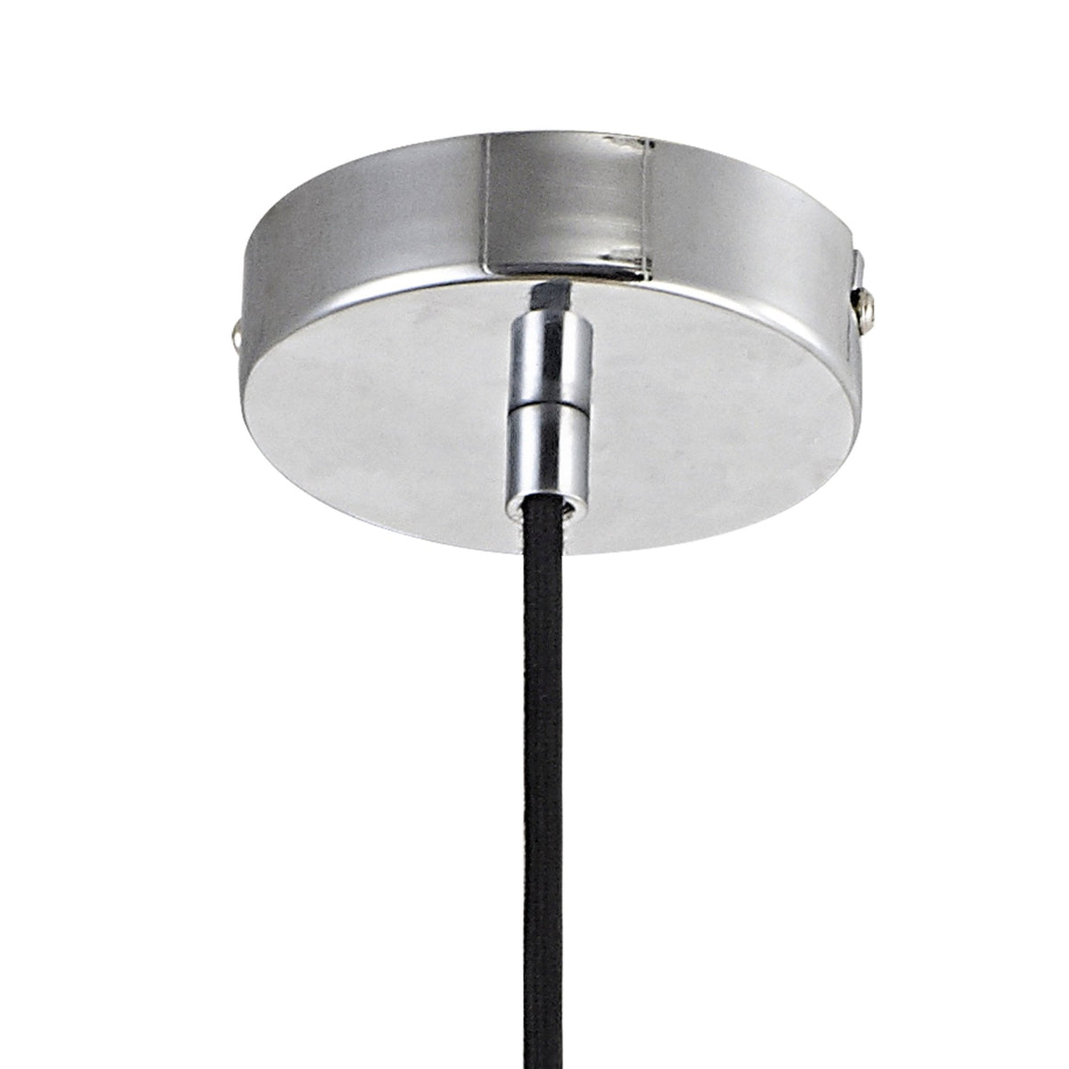 Markus Slim Cone Clear Glass Single Pendant with Chrome Metalwork