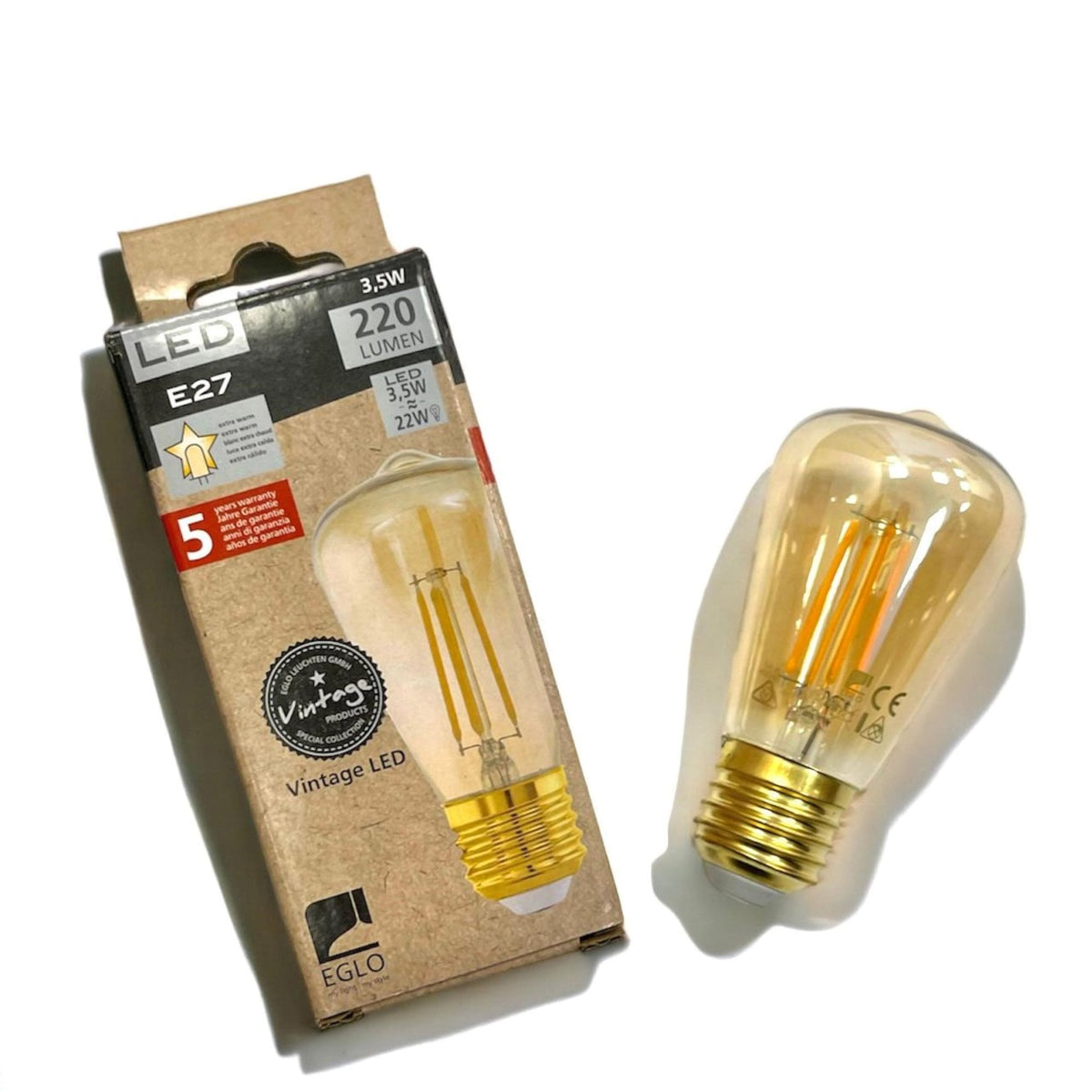 Festival Connect Series Festoon String Light with 4w LED Small Pear Lamps & Plug