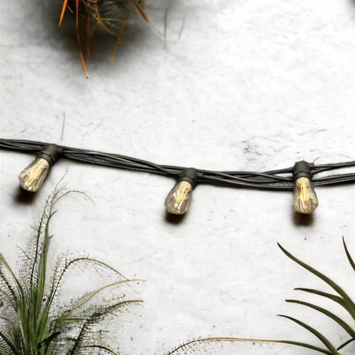 Festival Connect Series Festoon String Light with 4w LED Small Pear Lamps & Plug