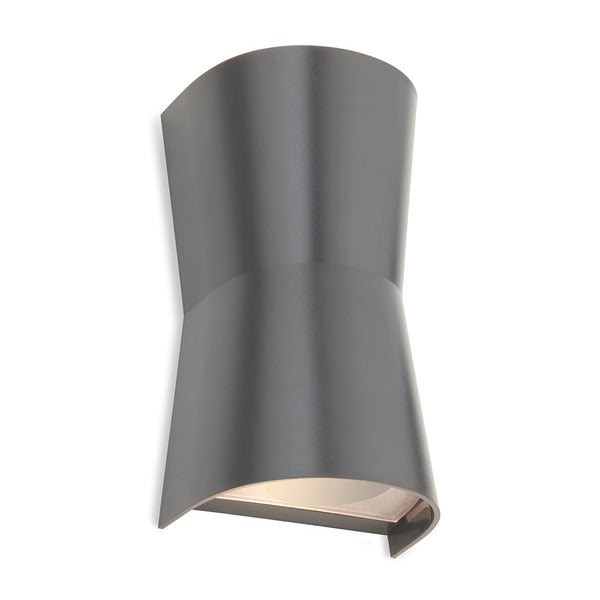 Duke Resin Coastal IP65 Up and Down Wall Light in Graphite