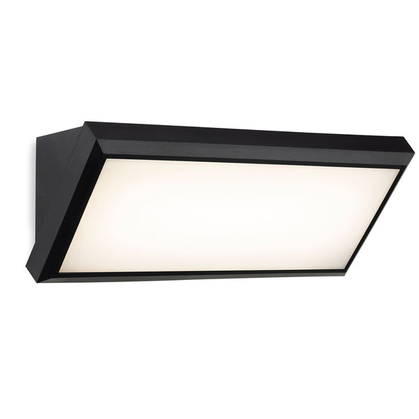Nitro 12w LED Coastal IP65 Wall Light in Black
