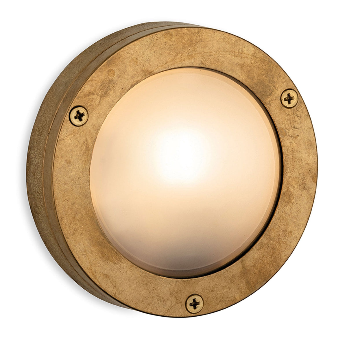 Nautic Solid Brass IP64 Mini G9 Round Bulkhead Wall Light