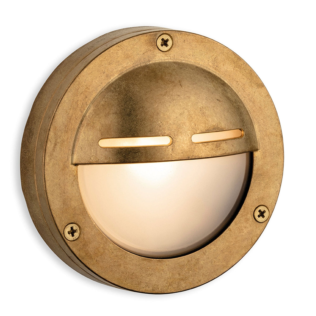 Nautic Solid Brass IP64 Mini G9 Round Eyelid Bulkhead Wall Light