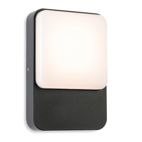 Hero 8w LED IP54 Wall Light in Graphite