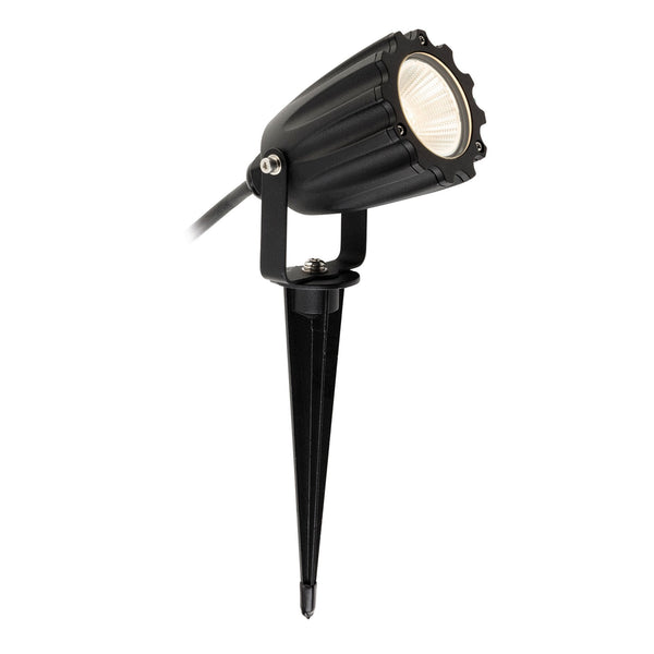 Marley 4.5w LED IP65 Wall Spotlight or Ground Spike Light in Black
