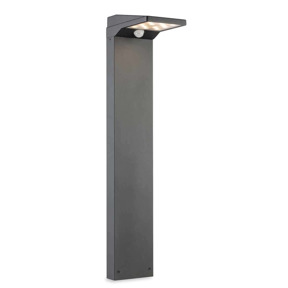 Cyrus Exterior IP54 LED Solar Post Light with PIR