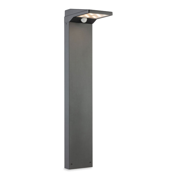 Cyrus Exterior IP54 LED Solar Post Light with PIR