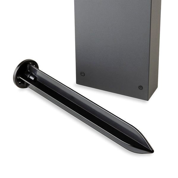 Cyrus Exterior IP54 LED Solar Post Light with PIR