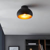 Mogano 280 Ceiling Light in Black and Gold