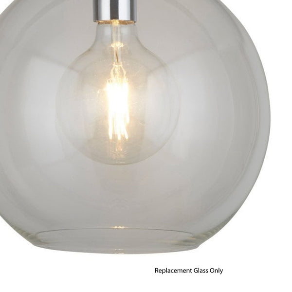 Replacement Clear Glass Shade For Searchlight Balls 1 - Large Clear Glass