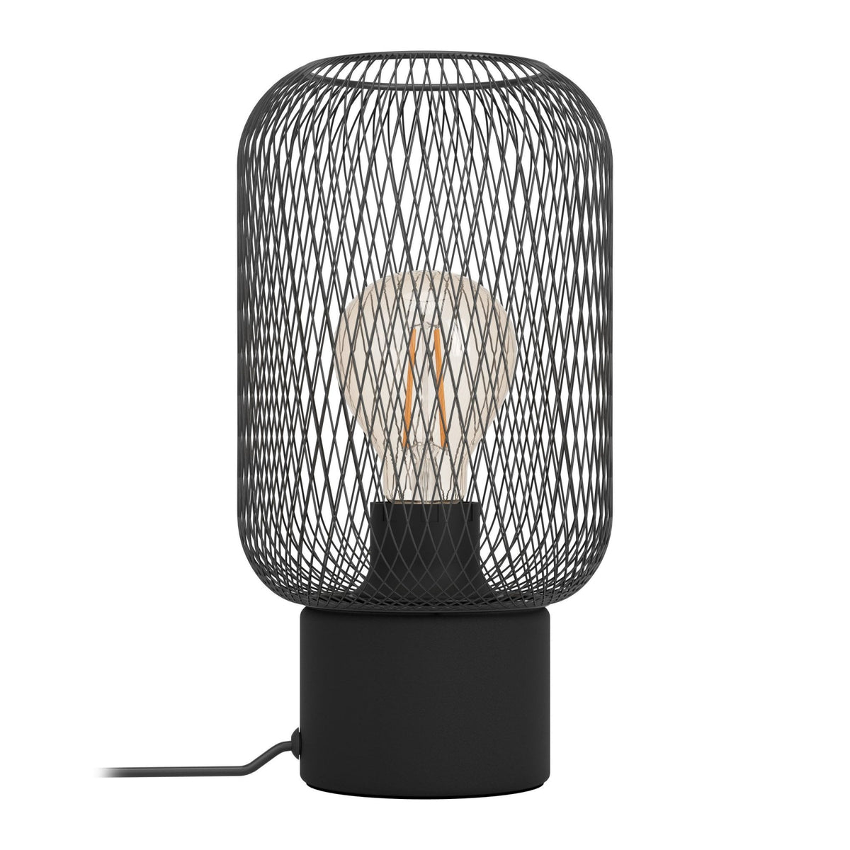 Wrington Mesh Shade Table Lamp in Black
