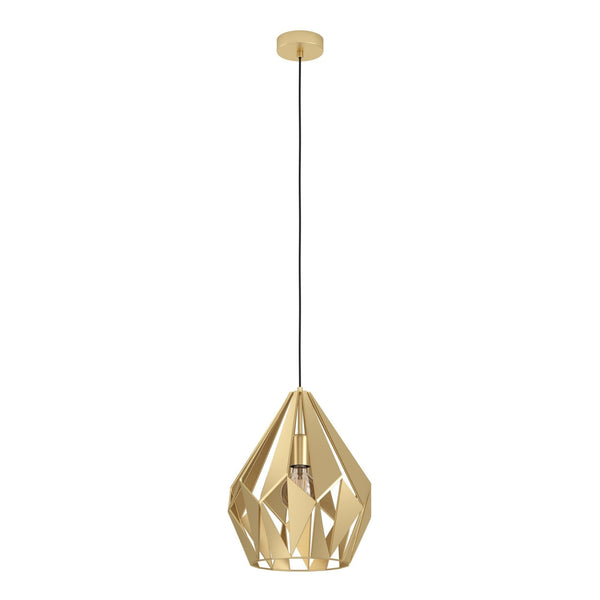 Carlton 310mm Gold Coloured Open Cage Steel Pendant