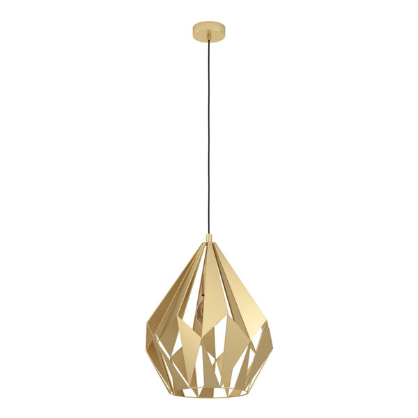 Carlton 385mm Gold Coloured Open Cage Steel Pendant