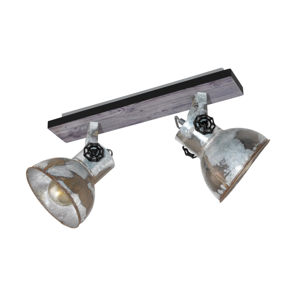 Barnstaple Twin Spotlight with a Used Distressed Zinc Look