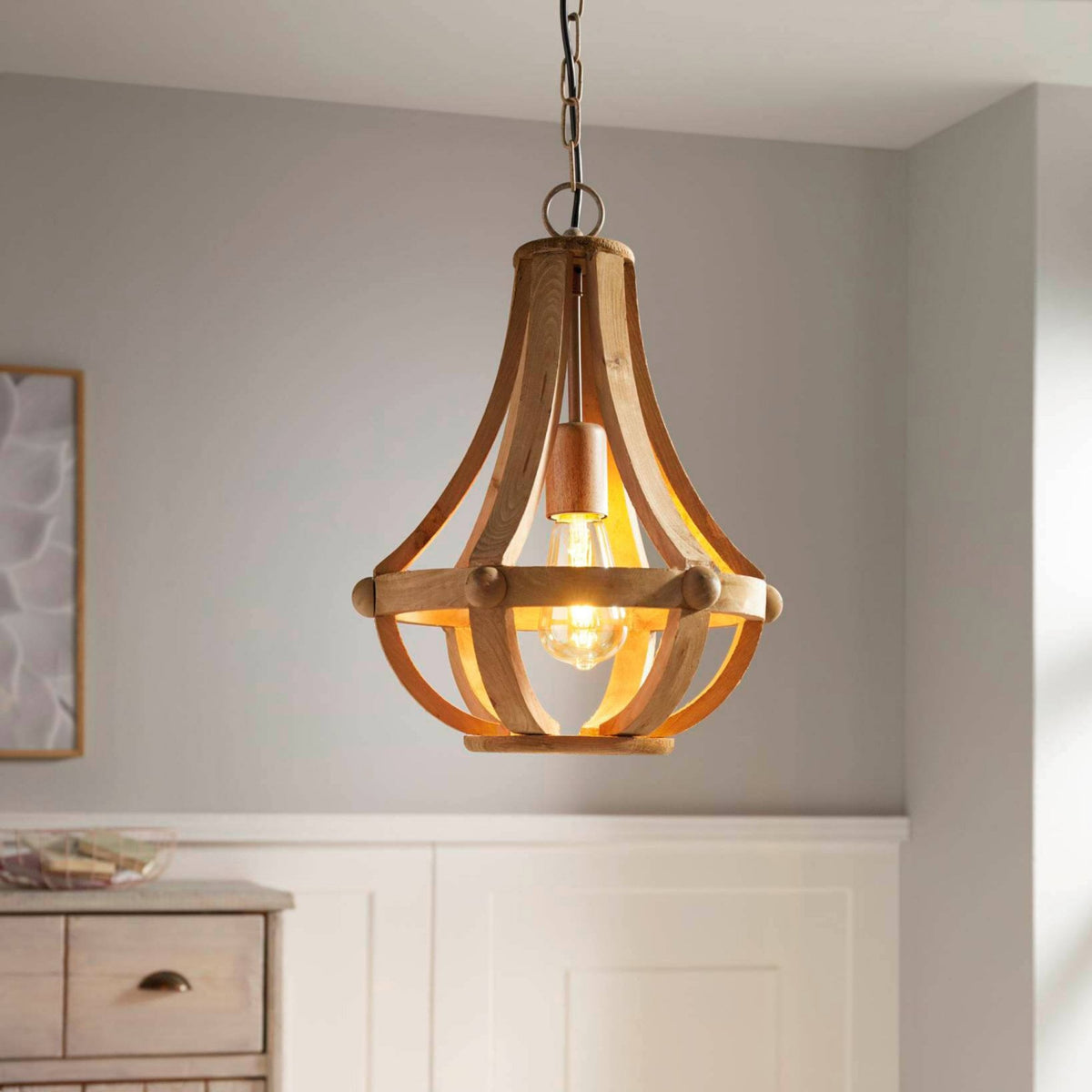 Kinross Wooden Pendant