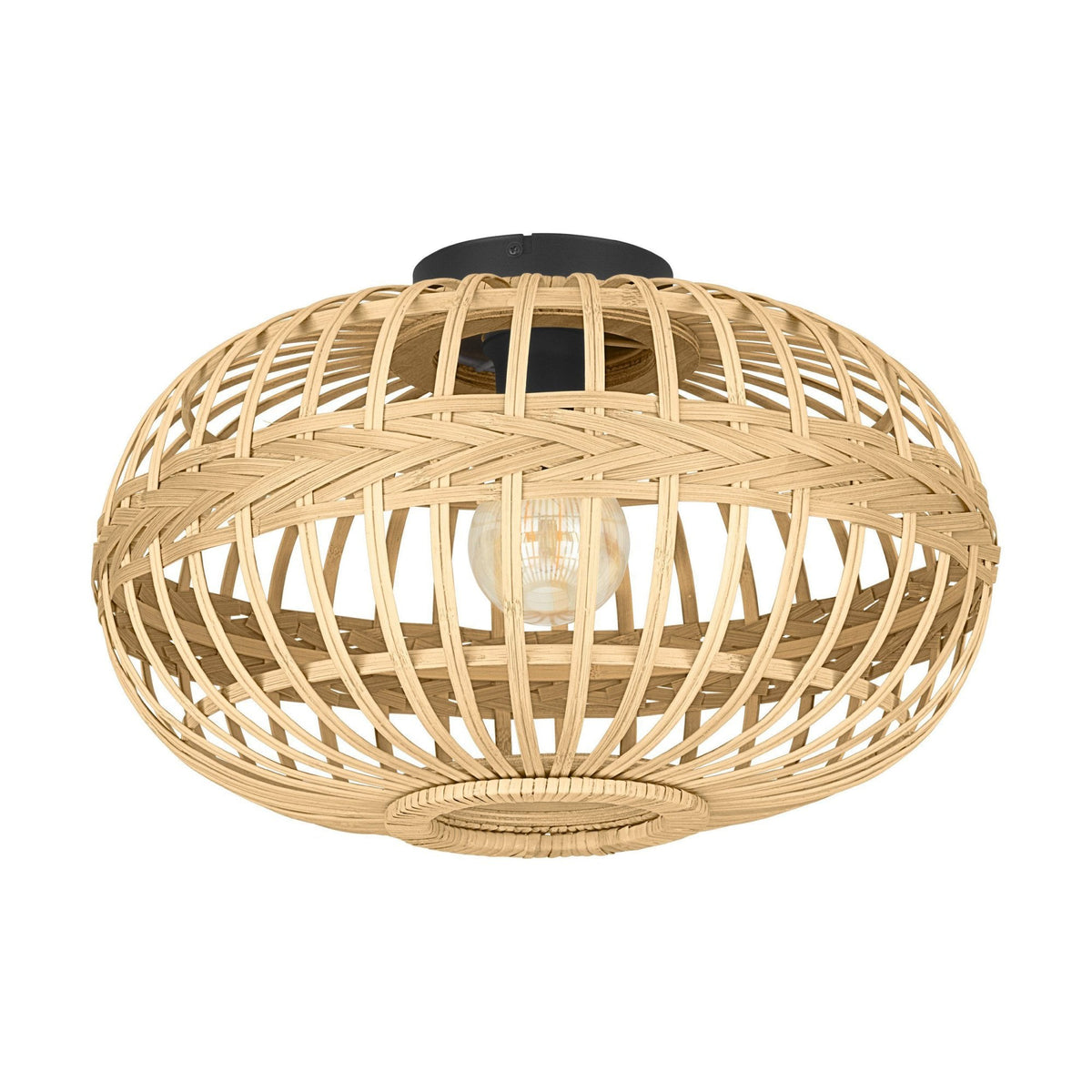 Amsfield 450mm Bamboo Wickerwork Ceiling Light
