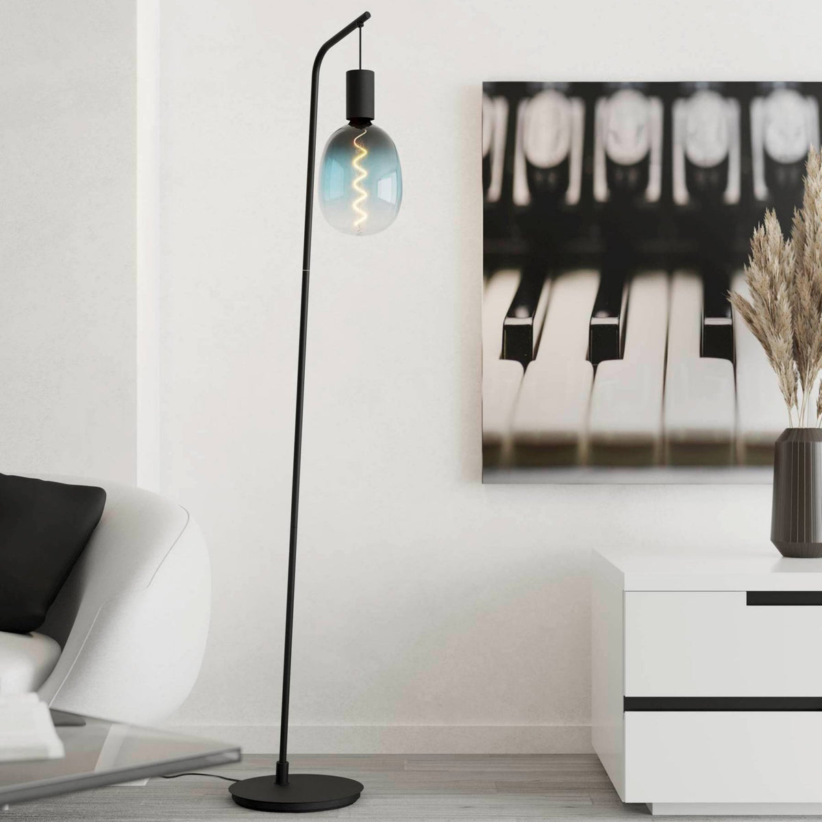 Cranley Floor Lamp in Black
