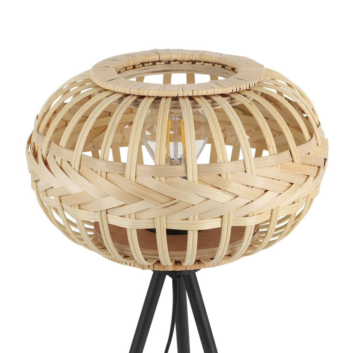 Amsfield 1 Bamboo Wickerwork Table Lamp